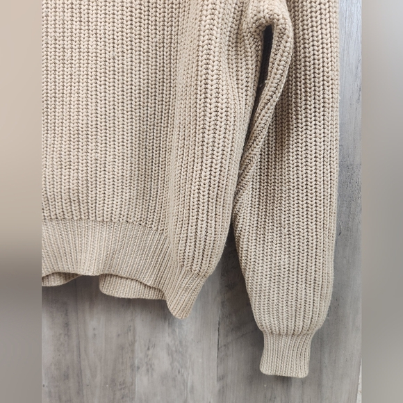Wilfred Aritzia Montpellier Turtleneck Wool Knit Sweater in Heather Gold XS - Picture 6 of 10